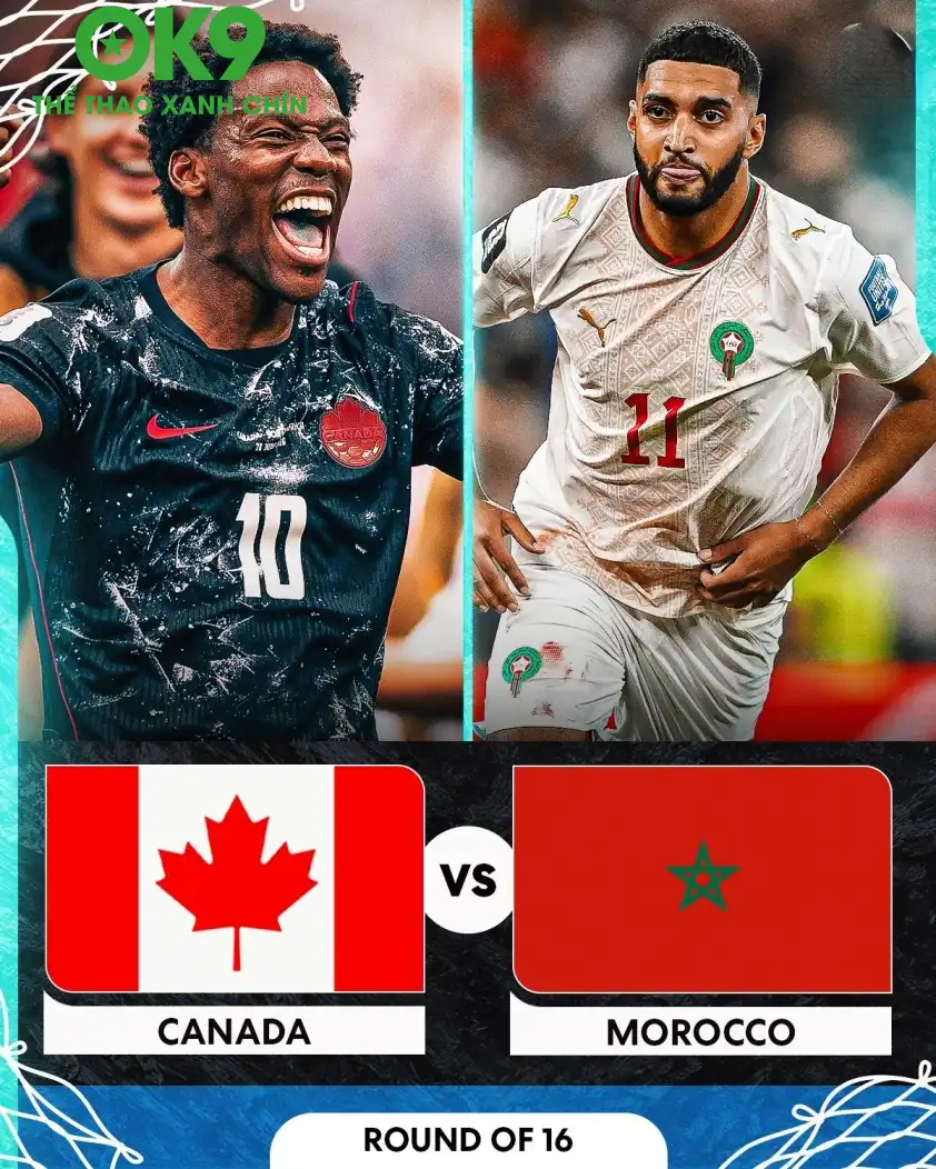 Canada hay Ma Rốc sẽ là đội đầu tiên ghi tên mình vào tứ kết World Cup 2026? Canada hay Ma Rốc sẽ là đội đầu tiên ghi tên mình vào tứ kết World Cup 2026?